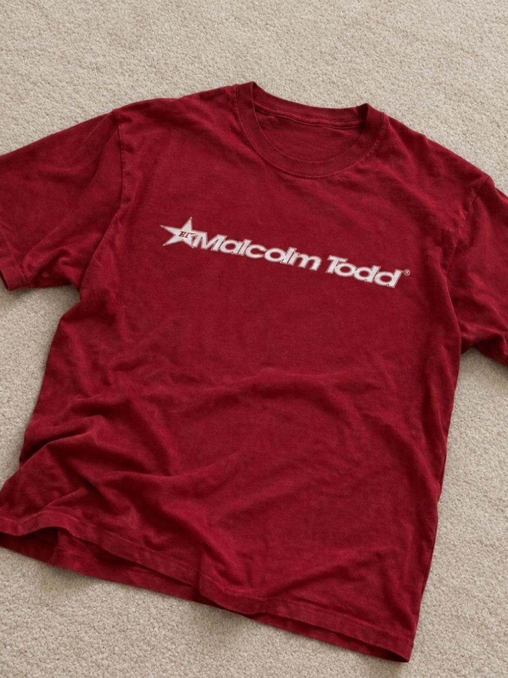 Gildan Deep Burgundy Malcolm Todd Logo Tee
